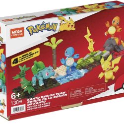 MEGA Pokémon Building Toys Set Kanto Region Team